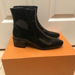 Zara Shoes - Zara Patent Booties BNWT never worn! Size 40 Zara Shoes - Zara Patent Booties BNWT never worn! Size 40